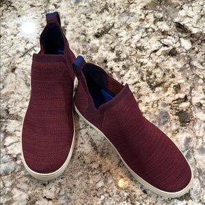 Rothy's Maroon Heather Ankle Boot sneakers
